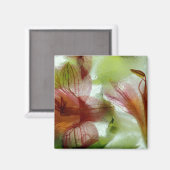Bloemen in ijs magneet (Voorkant / Achterkant)