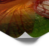 Bloemen in ijs poster (Hoek)