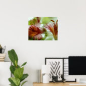 Bloemen in ijs poster (Thuiskantoor)
