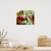 Bloemen in ijs poster (Keuken)