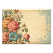  bloemen in levendige tinten foto afdruk (Voorkant)