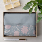 Bloemen in lichtgrijs Tissuepapier (Geschenk)