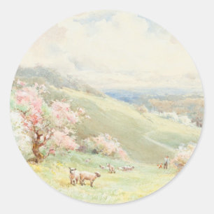 Bloemen in Meadow Sticker