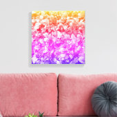 Bloemen in meerdere kleuren canvas afdruk (Insitu (Woonkamer))