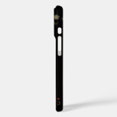 Bloemen in meerdere kleuren op zwart Case-Mate iPhone case (Achterkant / Links)