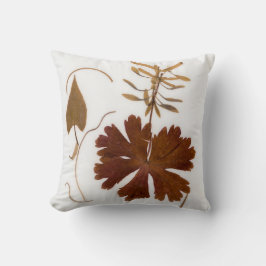 Bloemen in mid-century modern stijl kussen