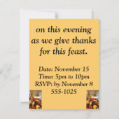 Bloemen in najaarkleuren - kaart (Achterkant)