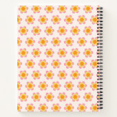  bloemen in Oranje gepersonaliseerd recept Notitieboek (Achterkant)