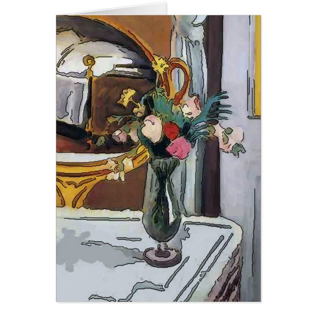 Bloemen in orkaanglas (Voorkant)