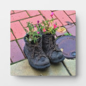 Bloemen in oude Boots Fotoplaat (Voorkant)