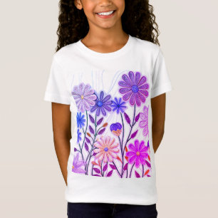 Bloemen in papier en draad: 3D Quilled Wildflower T-shirt
