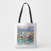 Bloemen in Pastels - AI Expanded Tas (Voorkant)