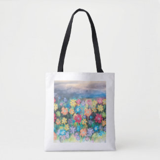 Bloemen in Pastels - AI Expanded Tas