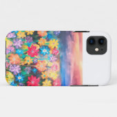 Bloemen in Pastels - Sangria Telefoonhoesje Case-Mate iPhone Case (Achterkant (horizontaal))