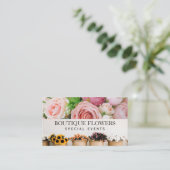 Bloemen in potten | Mooie Rozen Visitekaartje (Staand voorkant)