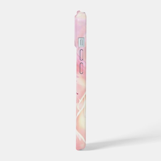 Bloemen in prachtige kleuren iPhone 15 case (Linkerkant)