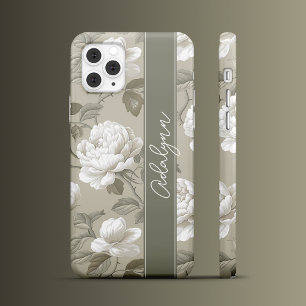 Bloemen in salie iPhone 16 pro max hoesje