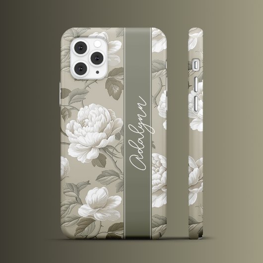 Bloemen in salie Case-Mate iPhone case