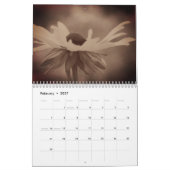 Bloemen in  sepia kalender (Feb 2027)