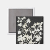 Bloemen in Silhouette Magneet (Voorkant / Achterkant)