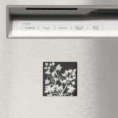 Bloemen in Silhouette Magneet (Insitu (Vaatwasser))