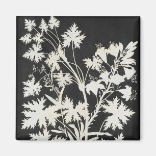 Bloemen in Silhouette Magneet