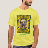 Bloemen in Sunshine Creëer Uw eigen huisdier Foto T-shirt (Voorkant)