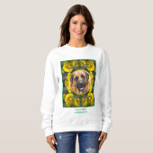 Bloemen in Sunshine Creëer Uw eigen huisdier Foto Trui (Voorkant volledig)