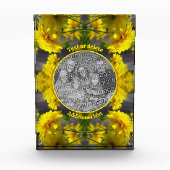 Bloemen in Sunshine gepersonaliseerd Uw toevoegen Fotoblokken (Voorkant)