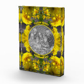 Bloemen in Sunshine gepersonaliseerd Uw toevoegen Fotoblokken (Rechts)