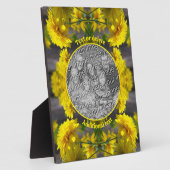 Bloemen in Sunshine Voeg je foto toe Fotoplaat (Zijkant)