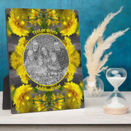 Bloemen in Sunshine Voeg je foto toe Fotoplaat