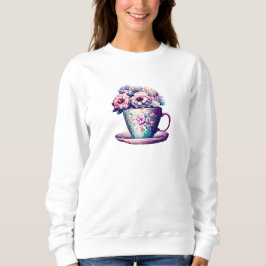  bloemen in Teacup China Trui