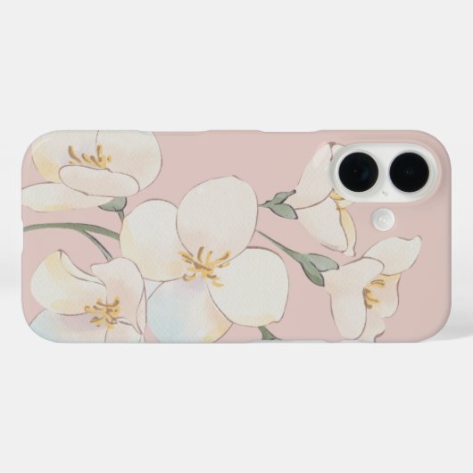 Bloemen in telefoonhoesje Case-Mate iPhone case (Achterkant (horizontaal))
