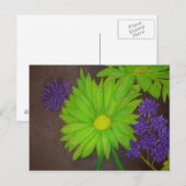 Bloemen in Tuin Briefkaart (Voorkant / Achterkant)