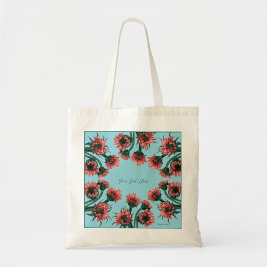 Bloemen in Vaas Aquarel Tote Bag (Voorkant)