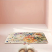 Bloemen in vaas badmat