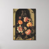 Bloemen in vaas,  Barokke Floral still Life Canvas Afdruk (Voorkant)