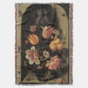 Bloemen in vaas,  Barokke Floral still Life Deken