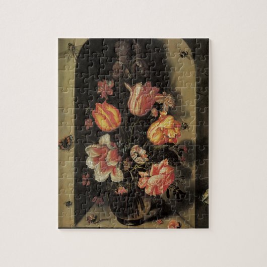 Bloemen in vaas,  Barokke Floral still Life Legpuzzel (Verticaal)