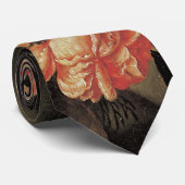 Bloemen in vaas,  Barokke Floral still Life Stropdas (Opgerold)