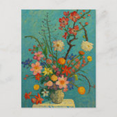 Bloemen in vaas Briefkaart (Voorkant)