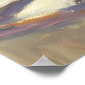 Bloemen in vaas door zonovergoten raam - Impressio Poster (Hoek)