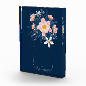 Bloemen in vaas fotoblokken (Rechts)