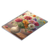Bloemen in vaas notitieboek (Linkerzijde)