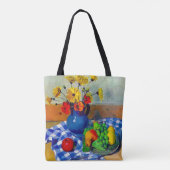 Bloemen in Vase 1922 door Felix Vallotton Tote Bag (Achterkant)