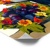 Bloemen in Vase 1923 door Felix Vallotton Poster (Hoek)