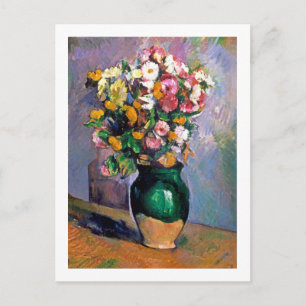 Bloemen in Vase, Cezanne Briefkaart