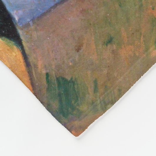 Bloemen in Vase, Cezanne Fleece Deken (Hoek)