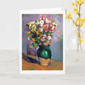 Bloemen in Vase, Cezanne Kaart (Gele Bloem)